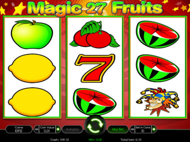 Graj za darmo na maszynie hazardowej Magic Fruits 27