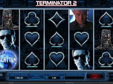 Graj za darmo na maszynie hazardowej Terminator 2