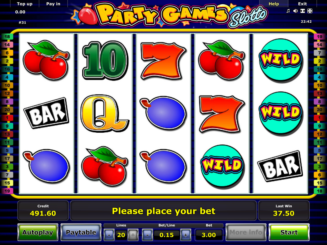 Party Games Slotto automat online