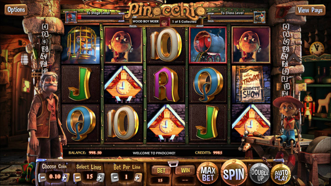 Pinocchio darmowa gra casino
