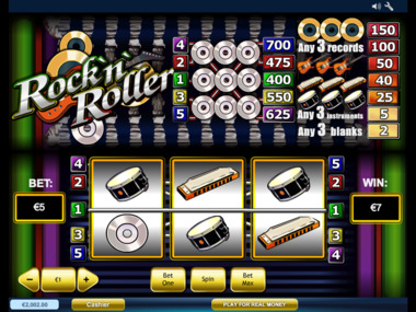 Rock'n Roller wirtualna gra kasynowa za darmo