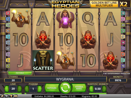 Slot kasynowy Egyptian Heroes