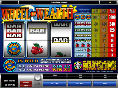 Wheel of Wealth 5 Reel maszyna hazardowa za darmo